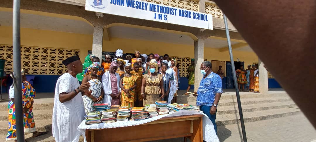 Four Basic schools in Accra received assorted books