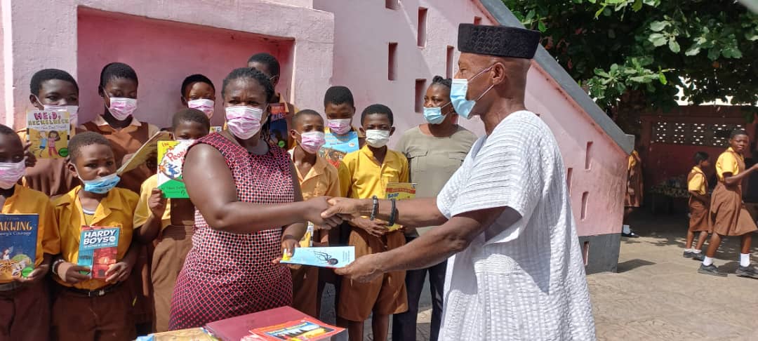 Four Basic schools in Accra received assorted books