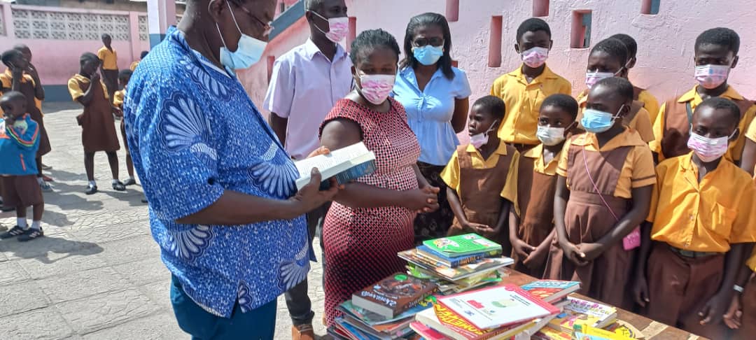 Four Basic schools in Accra received assorted books