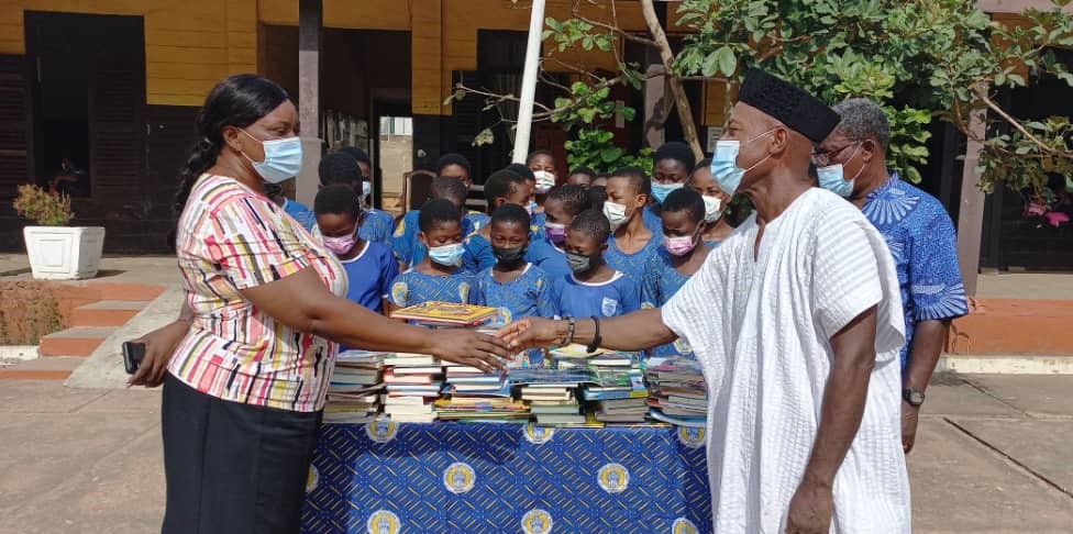 Four Basic schools in Accra received assorted books