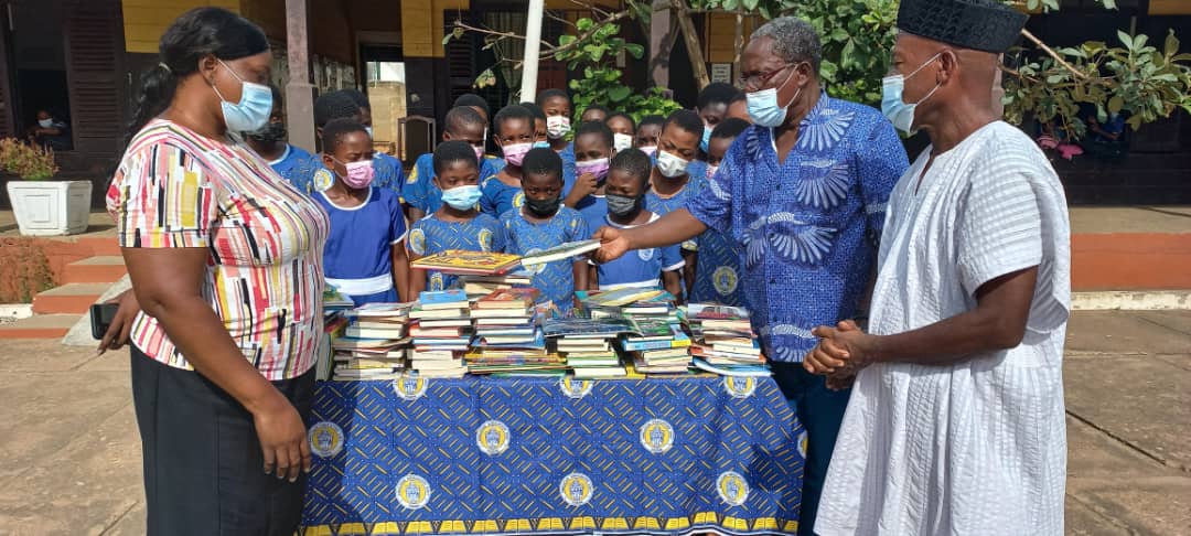 Four Basic schools in Accra received assorted books