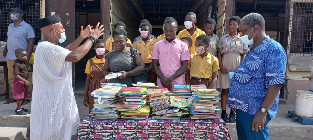 Four Basic schools in Accra received assorted books